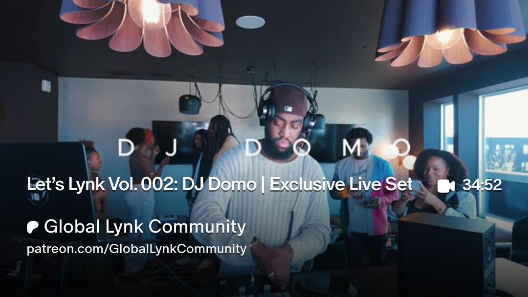 Let’s Lynk Vol. 002: DJ Domo | Exclusive Live Set